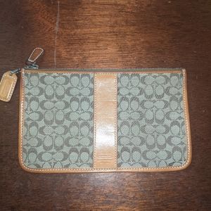 Coach zipper pouch, vintage